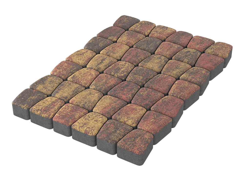 Тротуарная плитка Классико Закат Stellard 60 мм