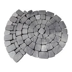 Тротуарная плитка Классико Монохром Гладкая SteinRus 60 мм