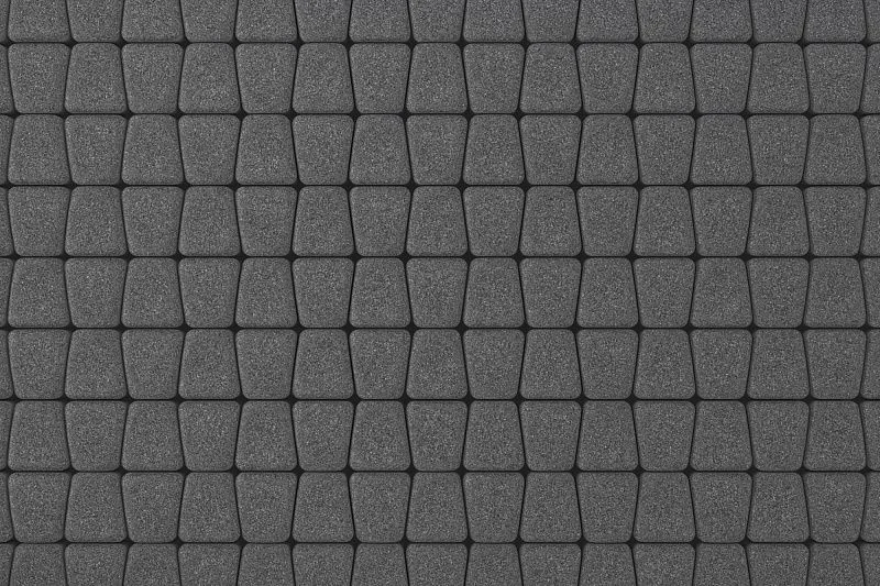 Тротуарная плитка Классико Черный агат Stellard 60 мм