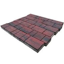 Плитка тротуарная Bergamo Рейнир Гладкая SteinRus 40 мм