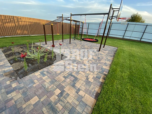 Укладка тротуарной плитки Бавария Блэнд от Steingot