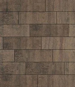 Тротуарная плитка ПРЯМОУГОЛЬНИК 750х250 Листопад гладкий Шелковица Б.12.П.8 Выбор 80 мм