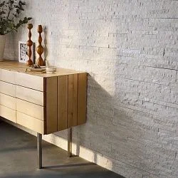 3D панель из натурального камня Кварцит Белый Классик Pharaon