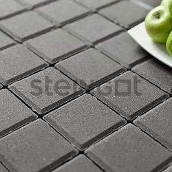 Тротуарная плитка Квадрат 100*100 Серый (полный прокрас) Steingot 60 мм