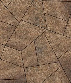 Тротуарная плитка ОРИГАМИ Листопад гранит Клен Б.4.Фсм.8 Выбор 80 мм