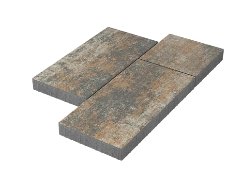 Тротуарная плитка Мозаика XL Грей Stellard 60 мм