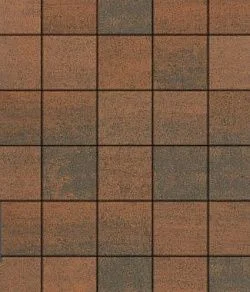 Тротуарная плитка КВАДРАТ 300х300 Листопад гладкий Мустанг Б.1.К.6 Выбор 60 мм