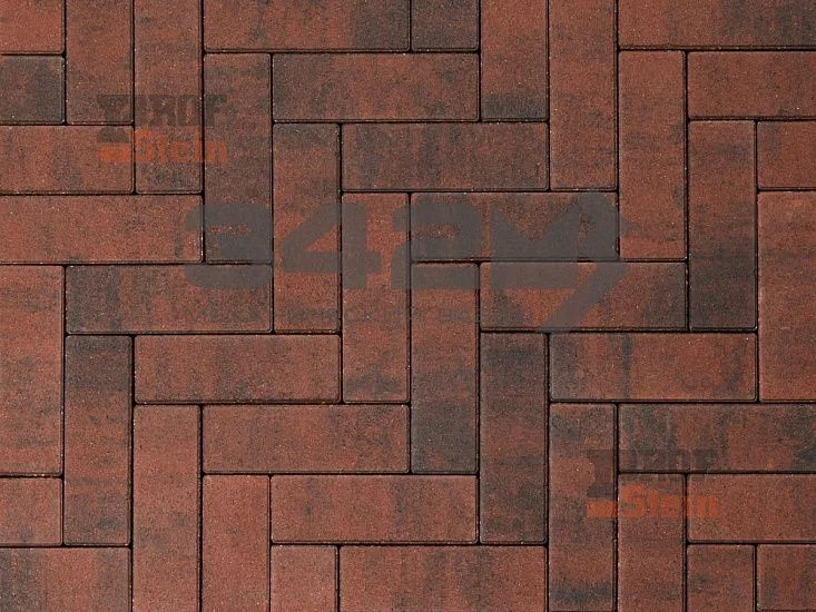 Тротуарная плитка Паркет, Гавана 342 МЗ 60 мм