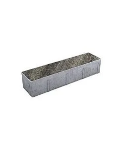 Тротуарная плитка ПРЯМОУГОЛЬНИК Листопад гранит Антрацит В.11.П.10 Выбор 100 мм