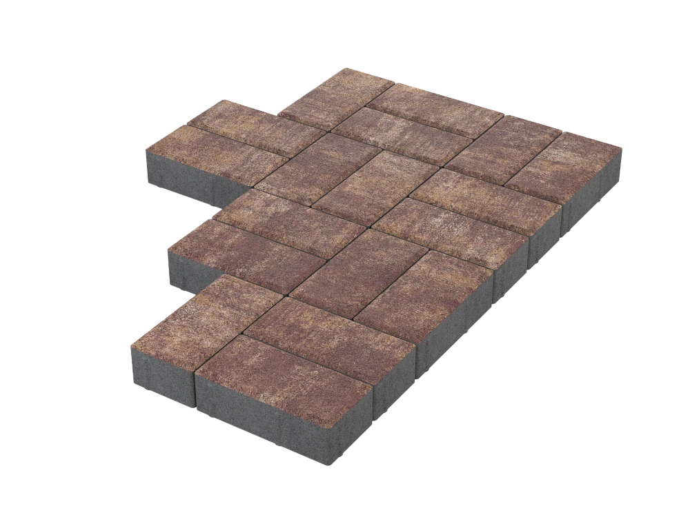 Тротуарная плитка Брусчатка Гавана Stellard 40 мм