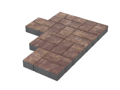 Тротуарная плитка Брусчатка Грей Stellard 60 мм