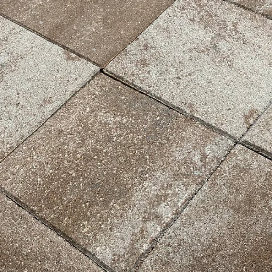 Тротуарная плитка Квадрат 1К5ф 400*400 КОЛОРМИКС №23 Сафари Нобетек 50 мм