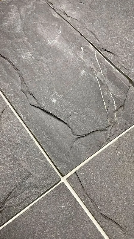 Плитка Сланец чёрный (Машрум) 200х 400 Pharaon