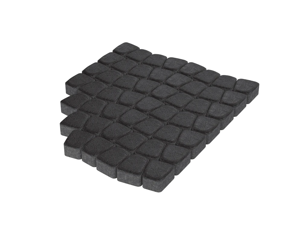 Тротуарная плитка Классико Черный Stellard 60 мм