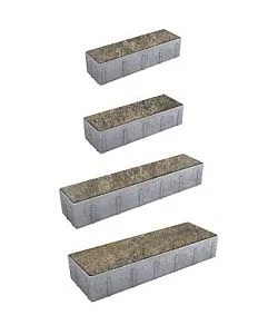 Тротуарная плитка ПАРКЕТ Искусственный камень Базальт Б.9.Псм.8 Выбор 80 мм