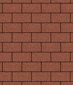 Тротуарная плитка ПРЯМОУГОЛЬНИК 240х120 Гранит Красный Б.3.П.6 Выбор 60 мм