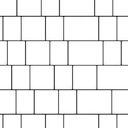 Тротуарная плитка Инсбрук Инн Белый Гладкая SteinRus 60 мм