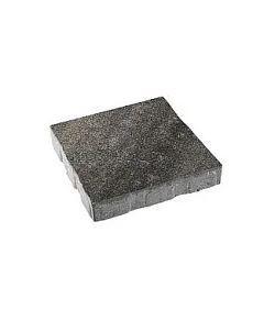 Тротуарная плитка КВАДРАТ 500х500 Листопад гранит Антрацит Б.5.К.6 Выбор 60 мм