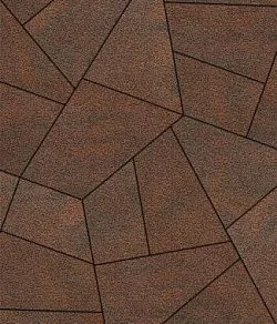 Тротуарная плитка ОРИГАМИ Листопад гранит Клинкер Б.4.Фсм.8 Выбор 80 мм