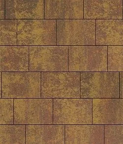 Тротуарная плитка ПРЯМОУГОЛЬНИК 750х500 Листопад гладкий Осень Б.14.П.8 Выбор 80 мм