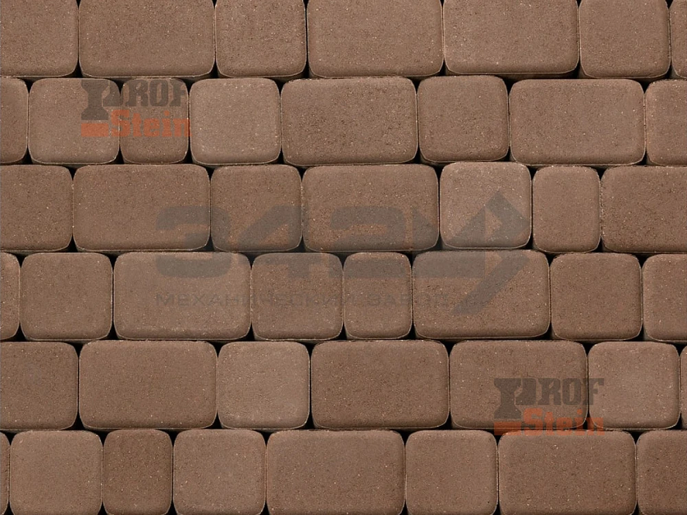 Тротуарная плитка Классика, Коричневый 342 МЗ 60 мм