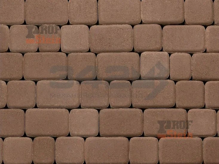 Тротуарная плитка Классика, Коричневый 342 МЗ 60 мм