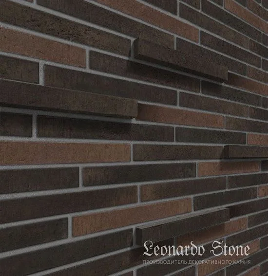 Ригельный кирпич Сиэтл 3D Mix 1 Леонардо Стоун