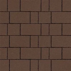 Тротуарная плитка Новый город ориджинал Коричневый Гладкая SteinRus 60 мм