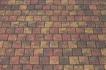 Тротуарная плитка Квадрат 10х10 Закат Stellard 60 мм