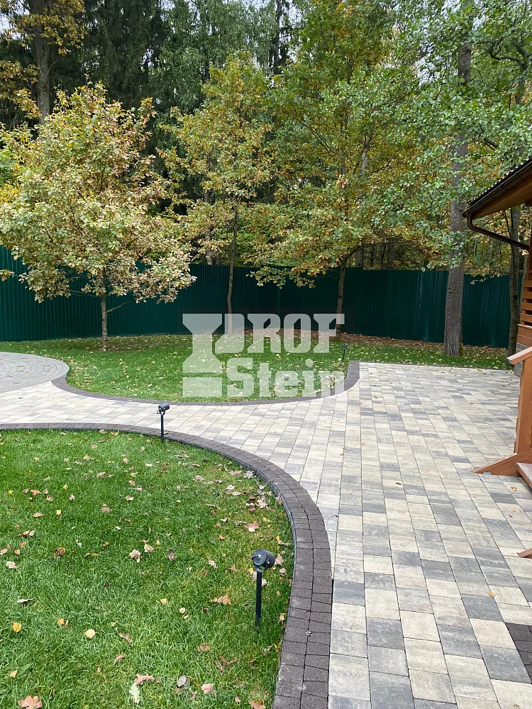 Укладка брусчатки Steingot по дизайн проекту мощения