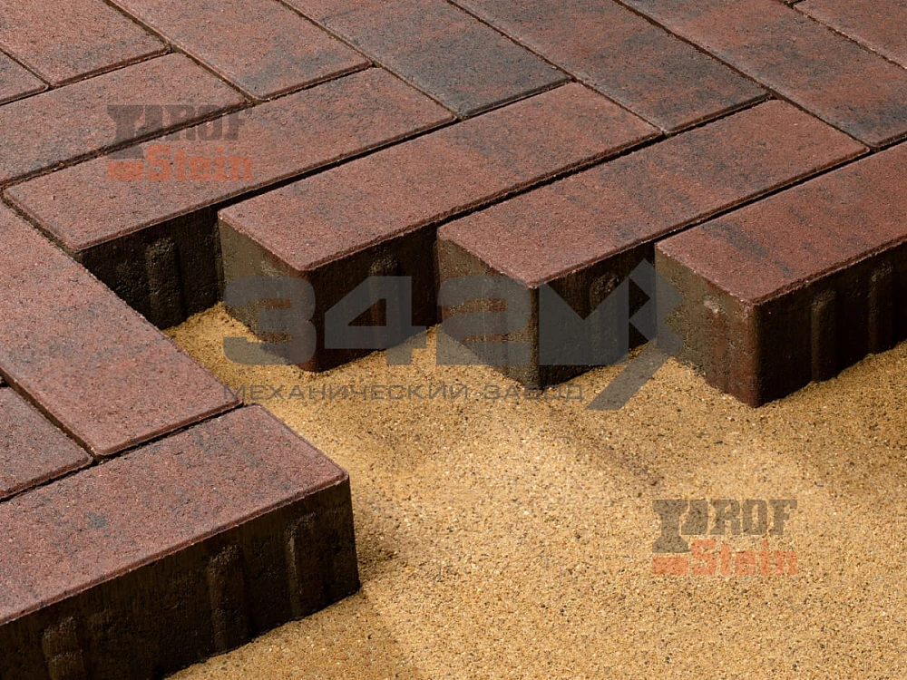 Тротуарная плитка Паркет, Гавана 342 МЗ 60 мм