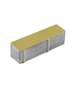 Тротуарная плитка ПРЯМОУГОЛЬНИК 360х80 Стандарт Желтый Б.8.П.8 Выбор 80 мм