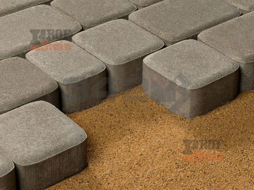 Тротуарная плитка Классика, Серый 342 МЗ 60 мм