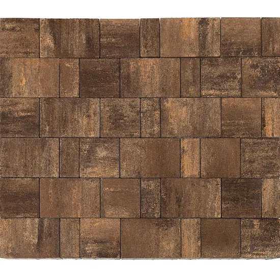 Тротуарная плитка Старый город Ландхаус, Каштан BRAER 60 мм