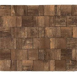 Тротуарная плитка Старый город Ландхаус, Каштан BRAER 60 мм