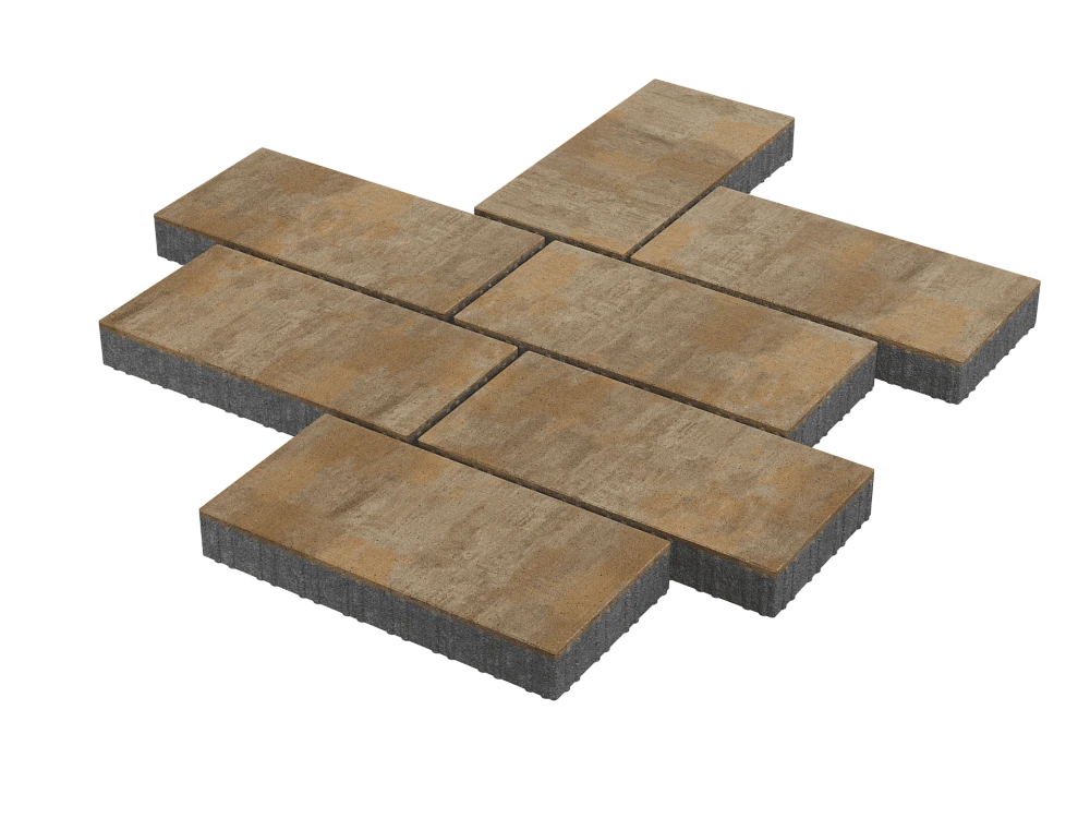 Тротуарная плитка Патио Голден Stellard 80 мм