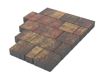 Тротуарная плитка Новый город Закат Stellard 60 мм