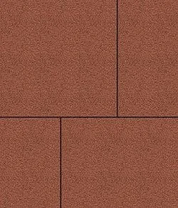 Тротуарная плитка КВАДРАТ Гранит Красный Б.7.К.8 Выбор 80 мм