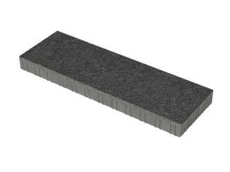 Тротуарная плитка Патио XL Черный агат Stellard 80 мм