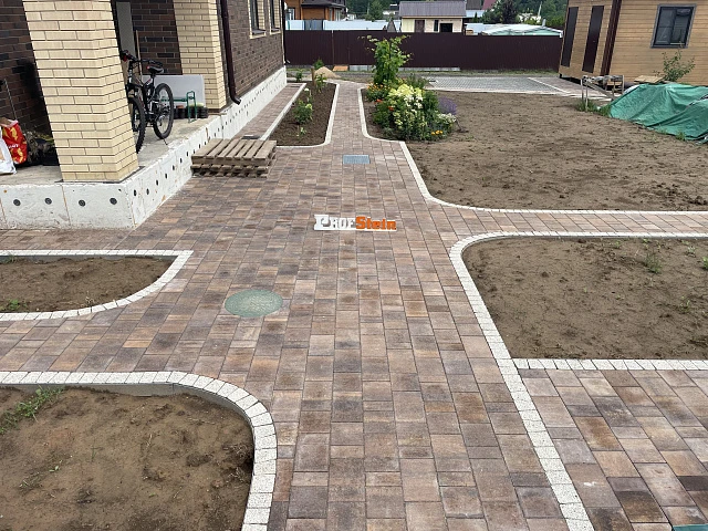 Укладка тротуарной плитки от Braer и Steingot