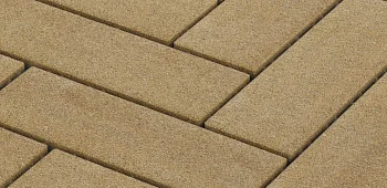 Тротуарная плитка Паркет Желтый Stellard 80 мм