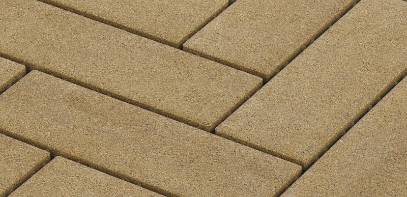 Тротуарная плитка Паркет Желтый Stellard 80 мм