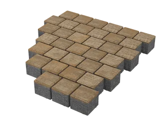 Тротуарная плитка Квадрат 10х10 Голден Stellard 60 мм