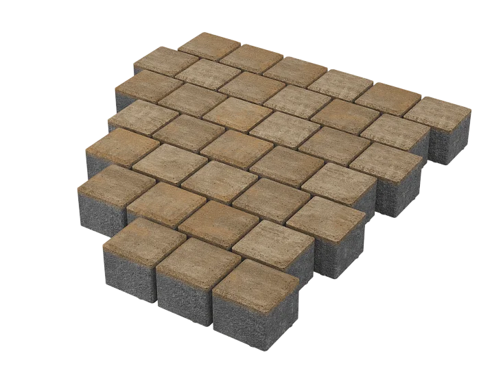 Тротуарная плитка Квадрат 10х10 Голден Stellard 60 мм