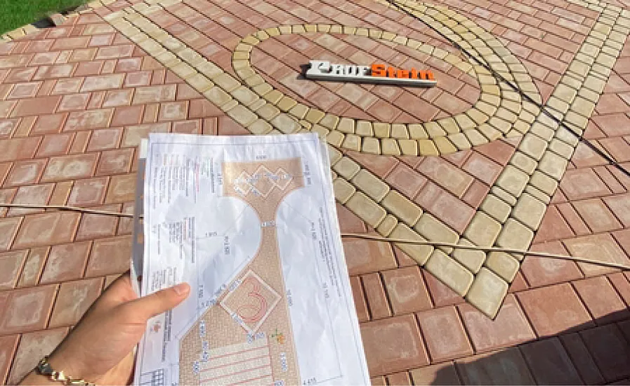 Дизайн-проект мощения в подарок