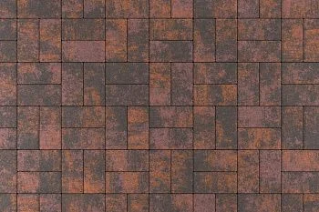 Тротуарная плитка Брусчатка Браун Stellard 80 мм