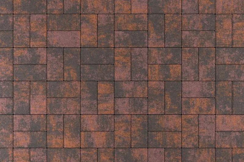 Тротуарная плитка Брусчатка Браун Stellard 40 мм