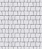 Тротуарная плитка АНТИК Стоунмикс Белый с черным Б.3.А.6 Выбор 60 мм