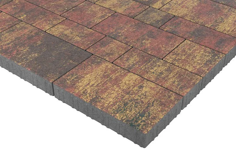 Тротуарная плитка Микс Сити Закат Stellard 60 мм