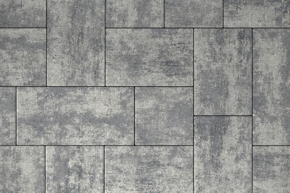 Тротуарная плитка Мозаика XL Грей Stellard 60 мм